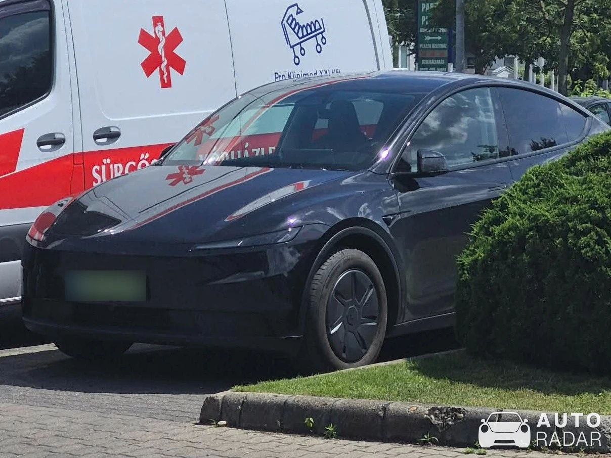Tesla Model Y spotted in Budapest