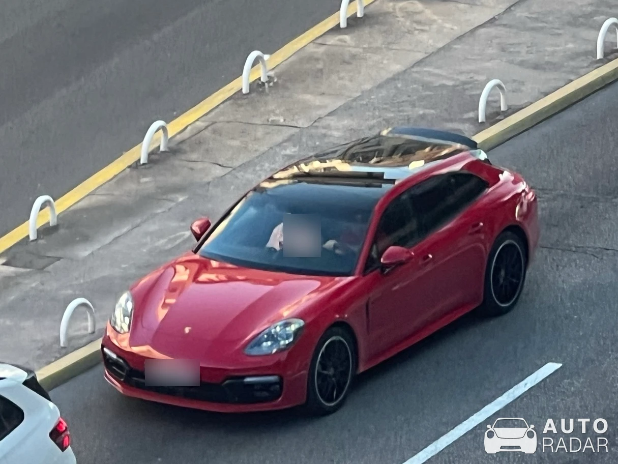 Porsche 971 Panamera Turbo Sport Turismo spotted in Cannes