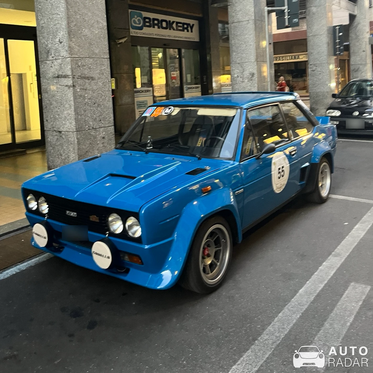 Fiat 131 Abarth spotted in Varese, Italia