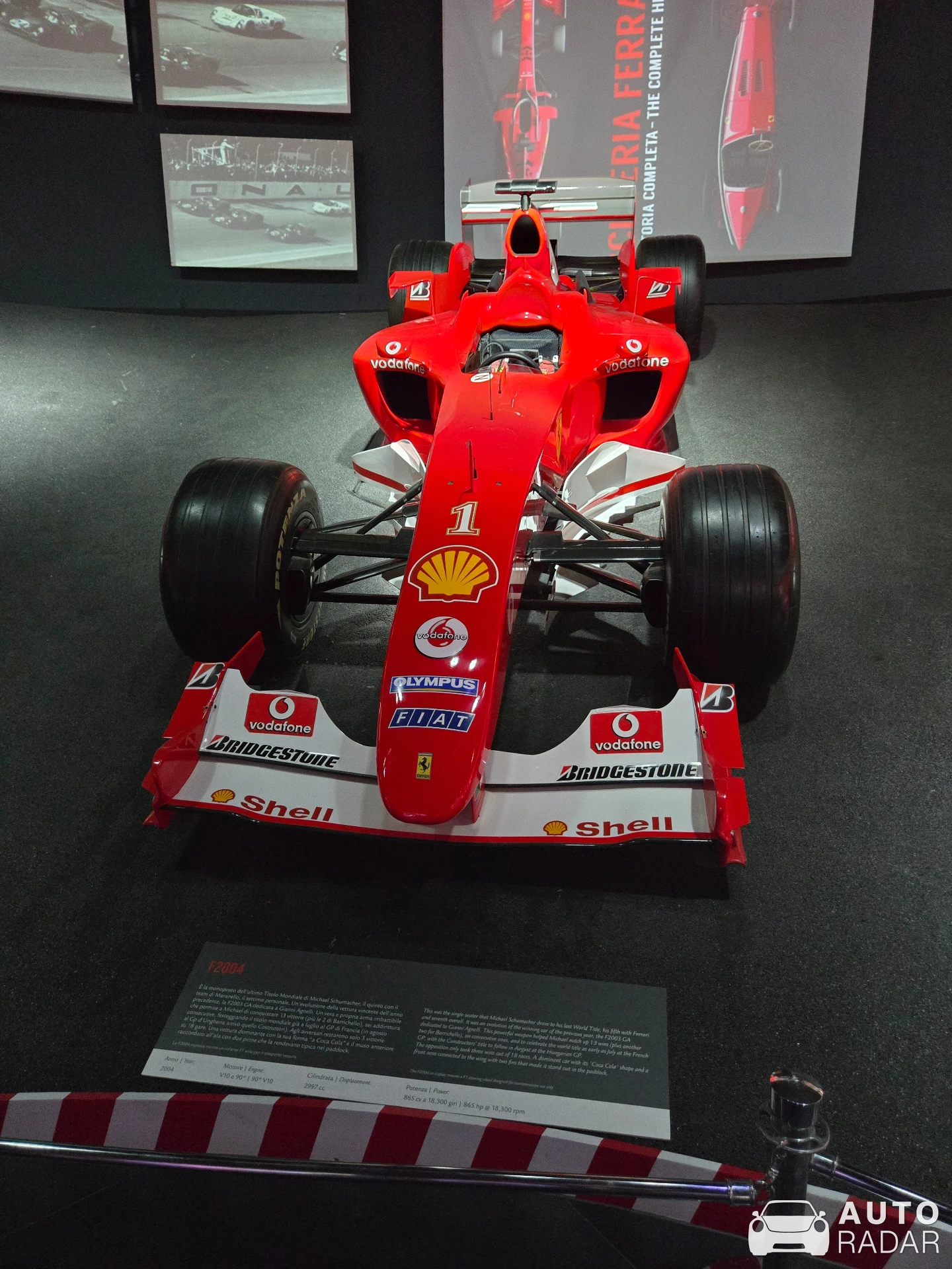 Ferrari F2004 spotted in Maranello