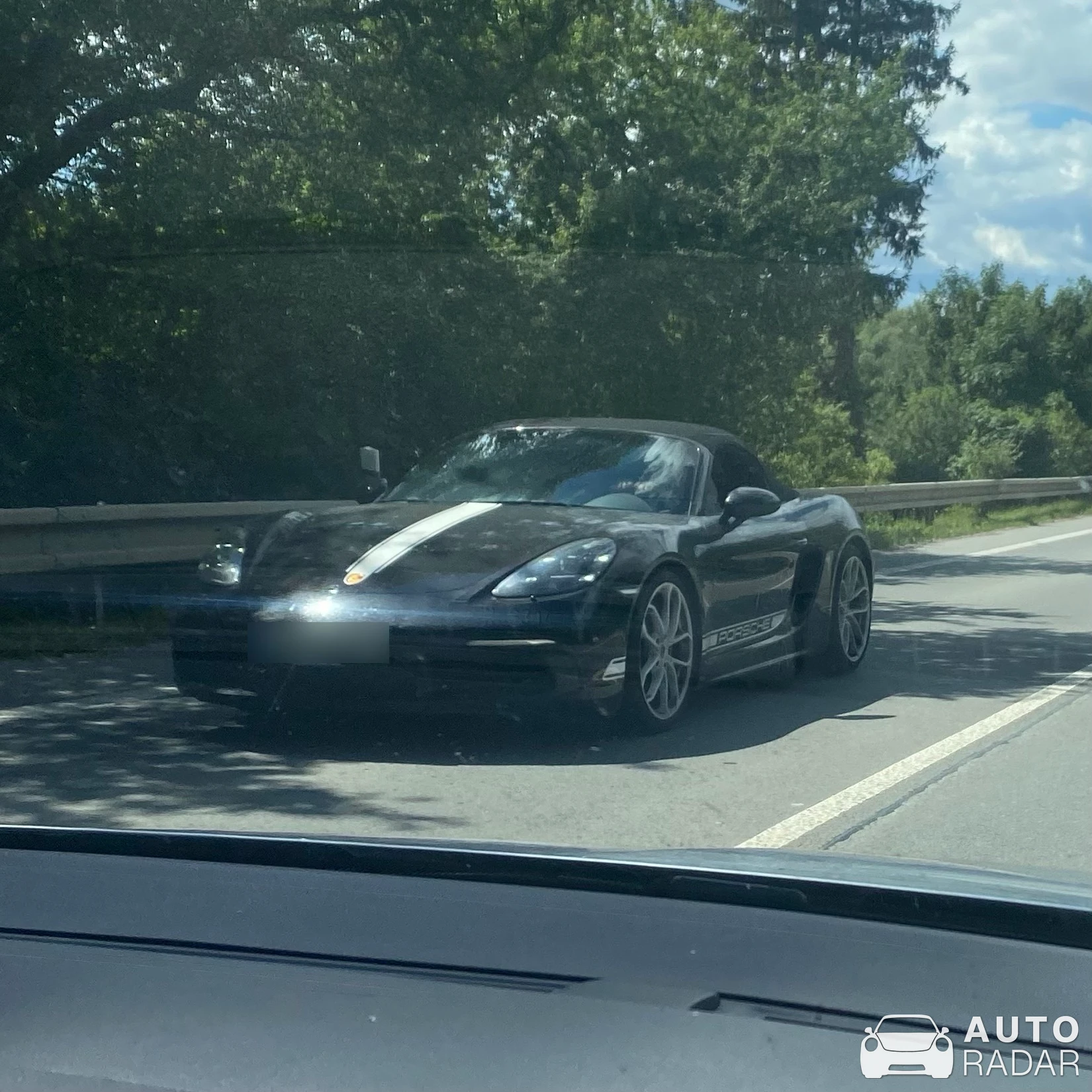 Porsche 718 Boxster spotted in Řídký