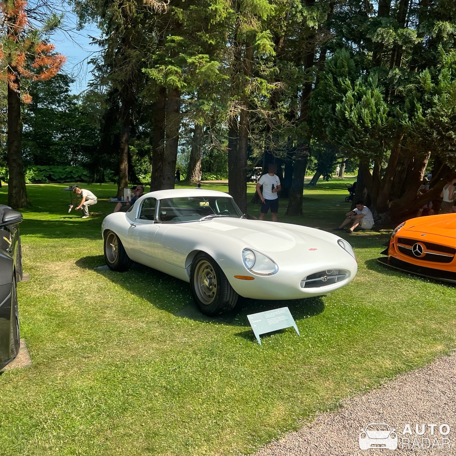 Jaguar E-Type Lightweight spotted in Båstad