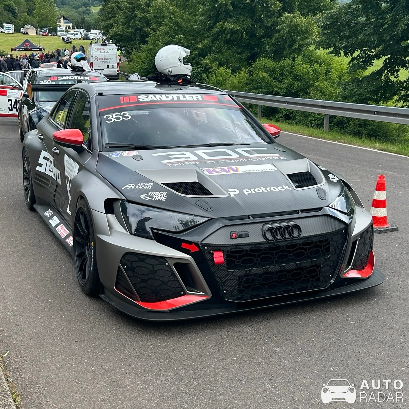 Audi RS3 LMS TCR spotted in Bad Liebenstein