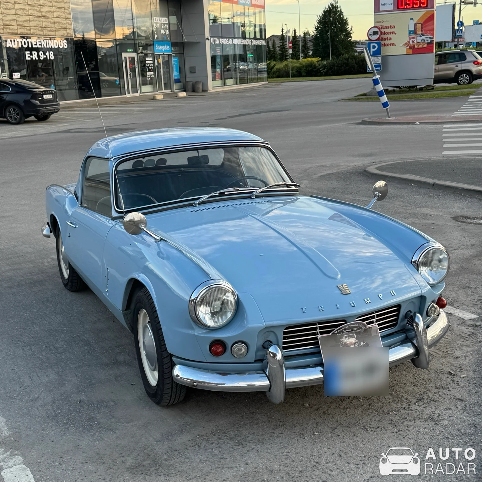 Triumph Spitfire Mark II spotted in Tallinn