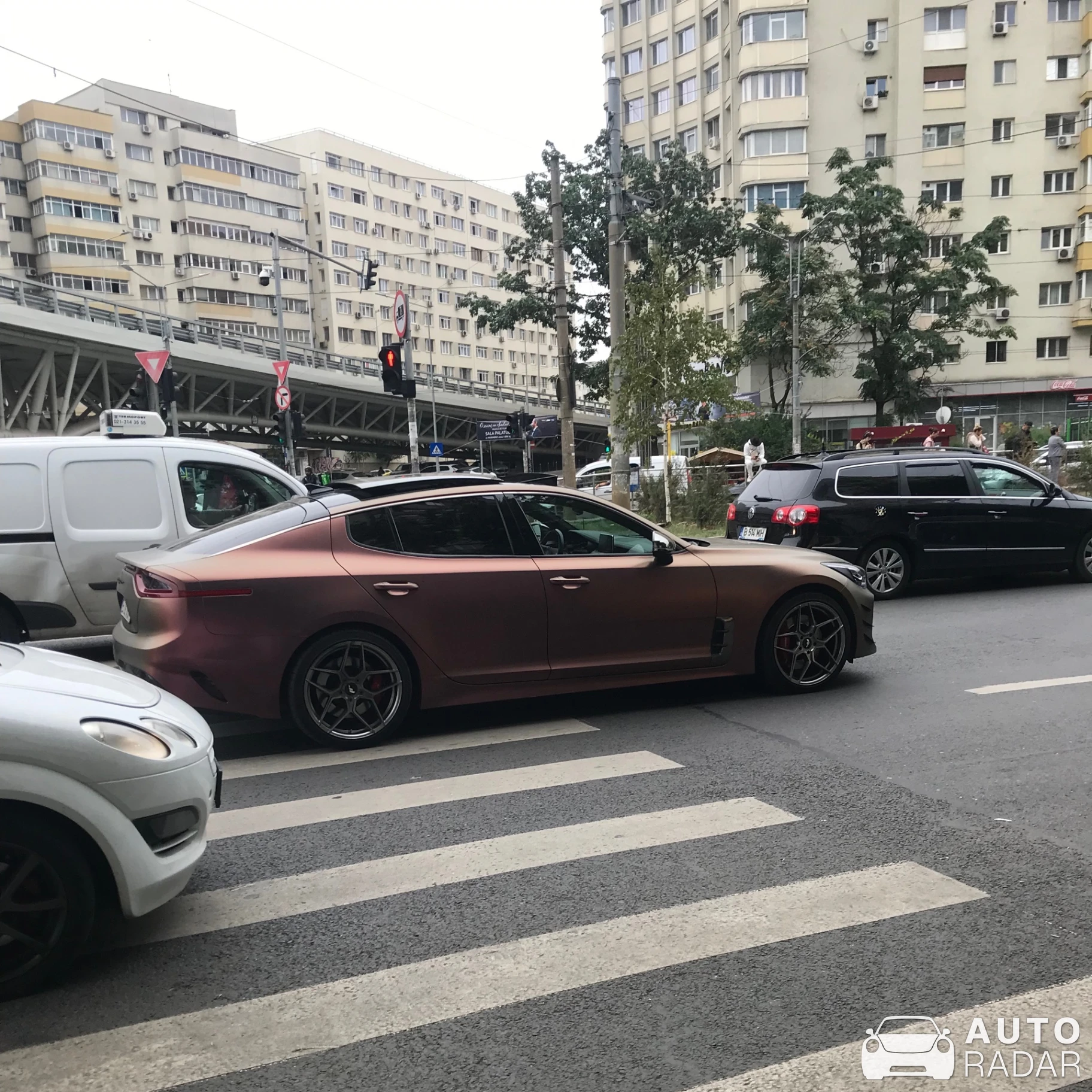 Kia Stinger spotted in București, Romania