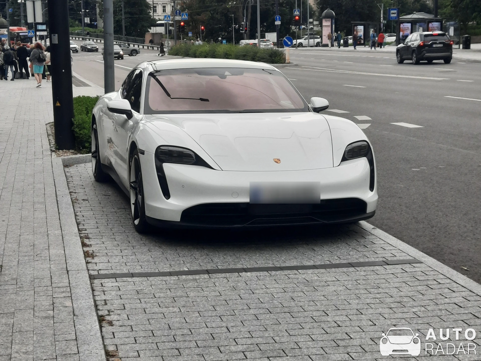 Porsche Taycan spotted in Vilnius
