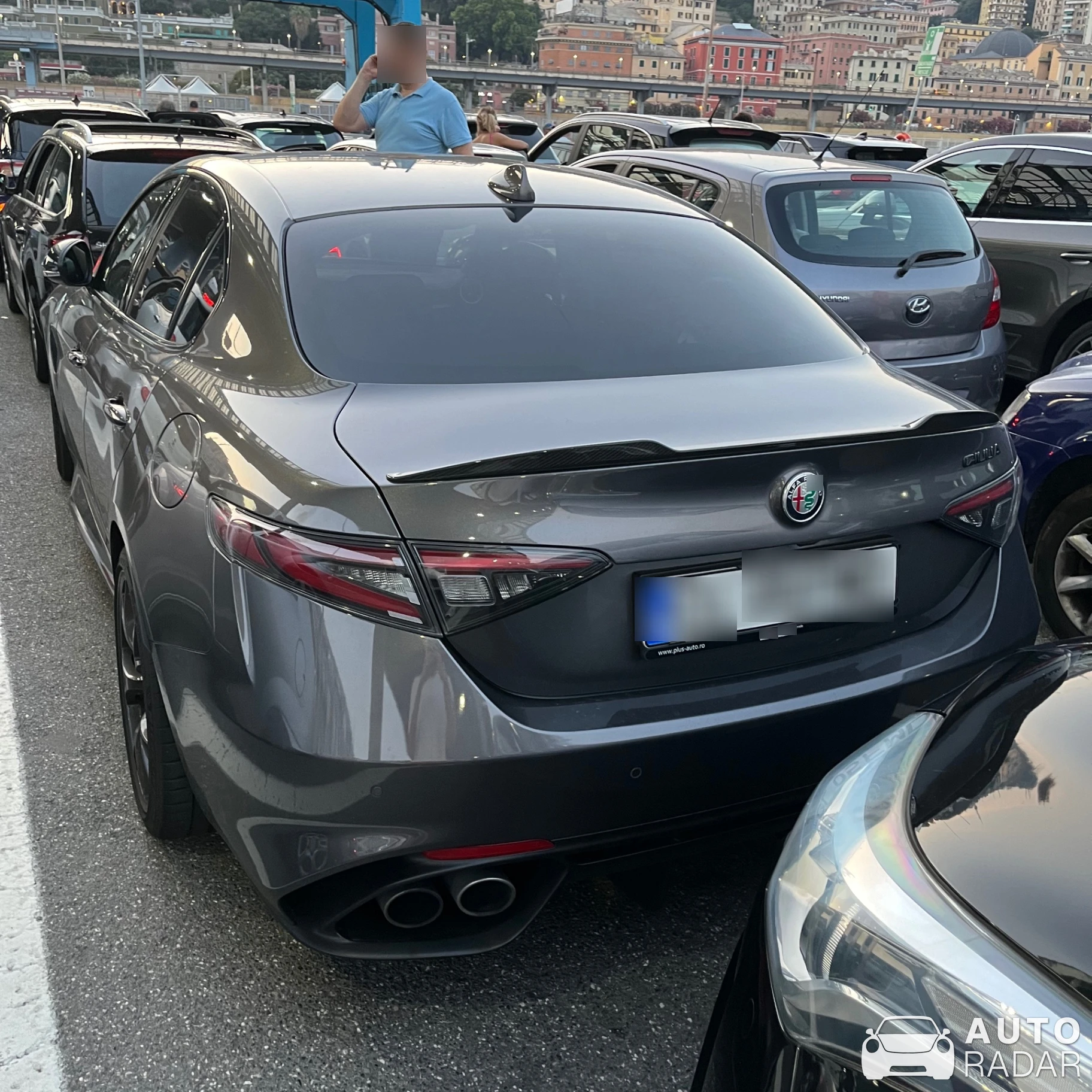 Alfa Romeo Giulia Quadrifoglio 2020 spotted