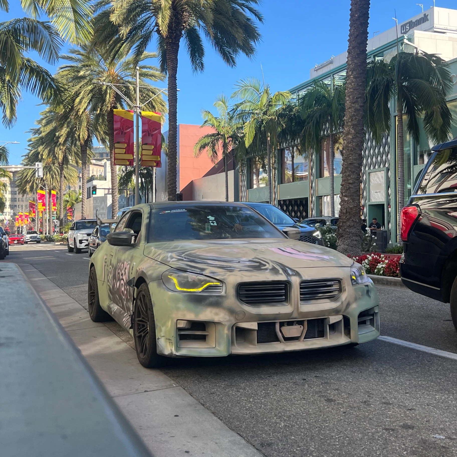 BMW M2 G87 Coupé spotted in Beverly Hills, United States