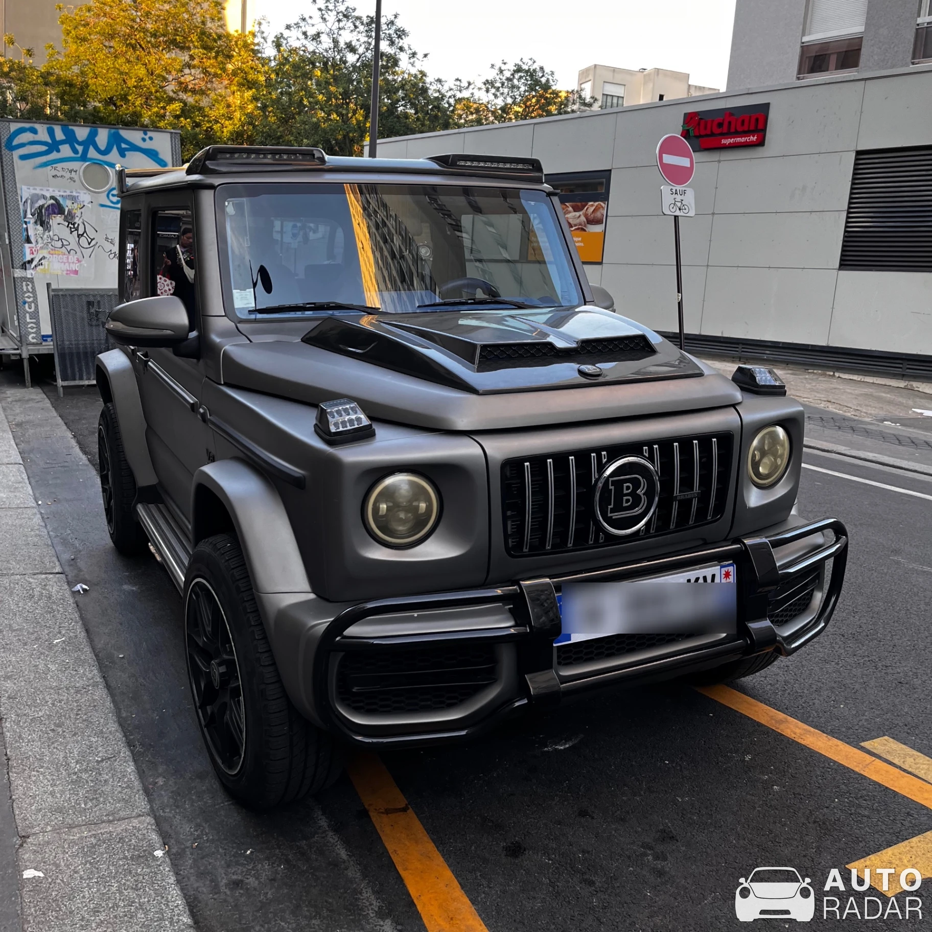 Suzuki Jimny Brabus Kit spotted in Paris, France