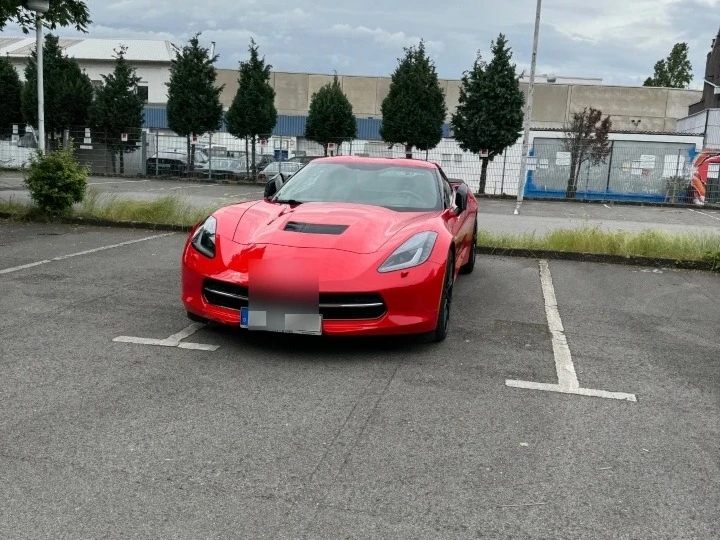 Chevrolet Corvette C7 spotted in Chișinău, Moldova
