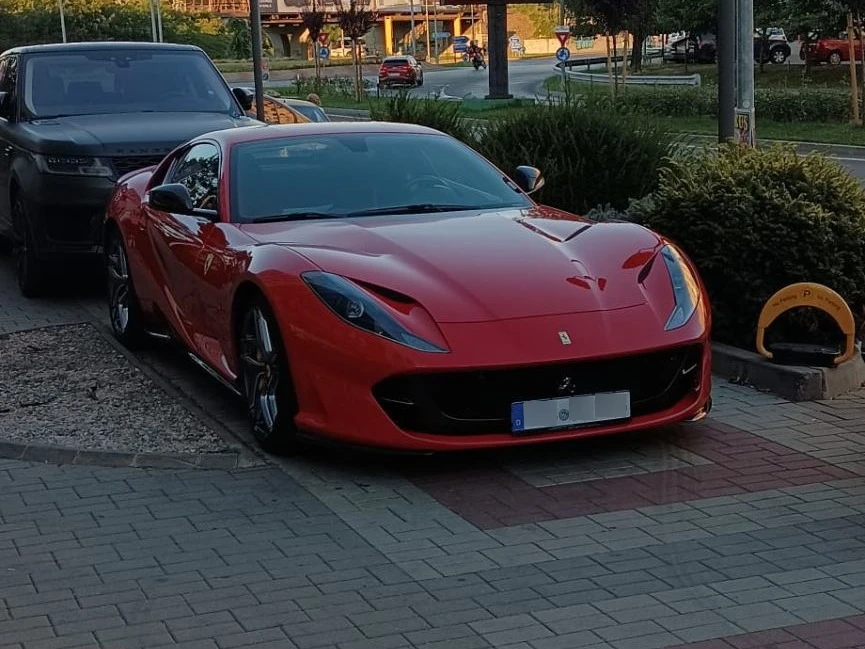 Ferrari 812 Superfast spotted in Pitești, România