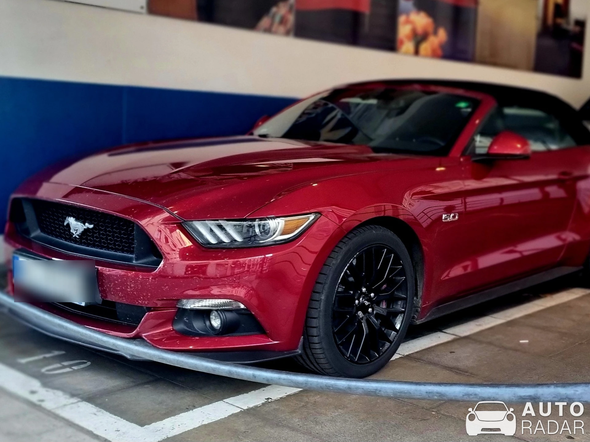 Ford Mustang GT Convertible spotted in Genève, Switzerland