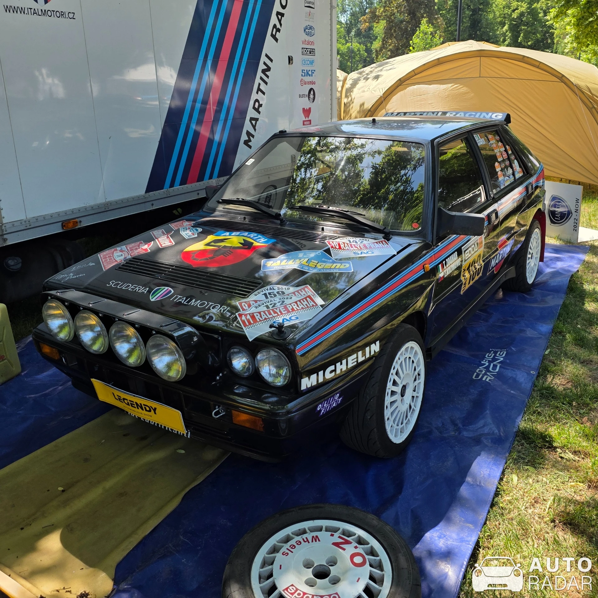 Lancia Delta HF Integrale Evo Martini spotted in Praha