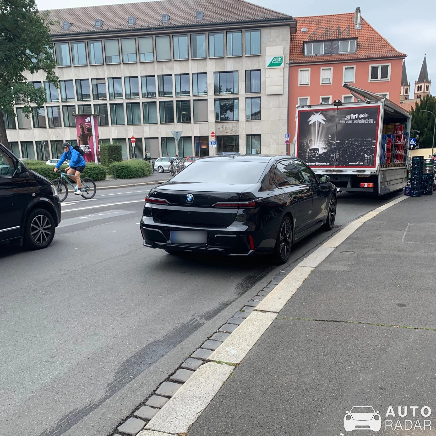 BMW i7 spotted in Würzburg, Germany