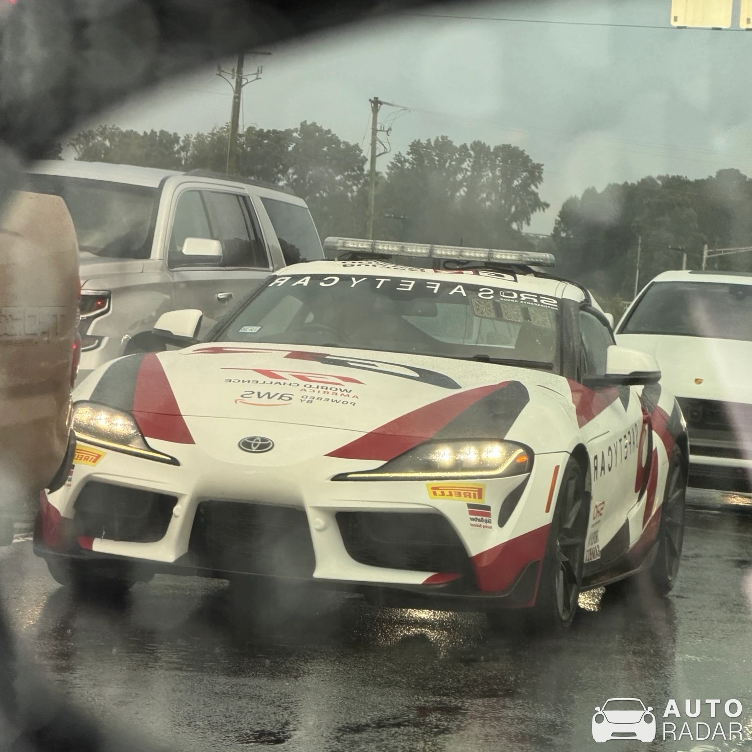 Toyota GR Supra Safety Car spotted in Braselton