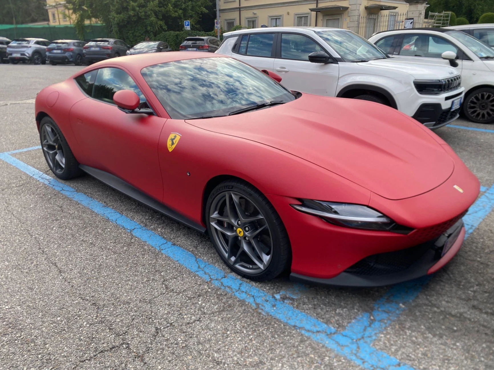 Ferrari Roma spotted in Como, Italy