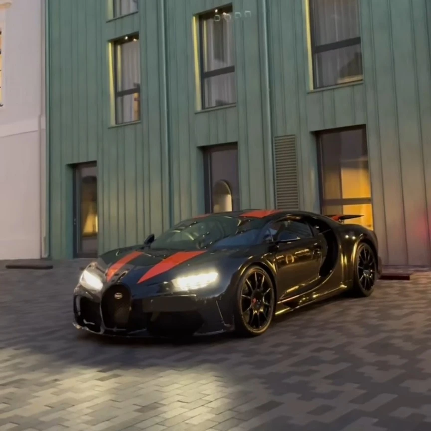 Bugatti Chiron Super Sport 300+ spotted in Vilnius, Lithuania