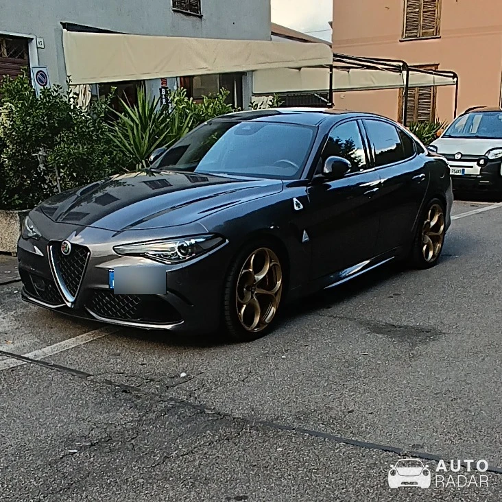 Alfa Romeo Giulia Quadrifoglio spotted in Misinto, Italia