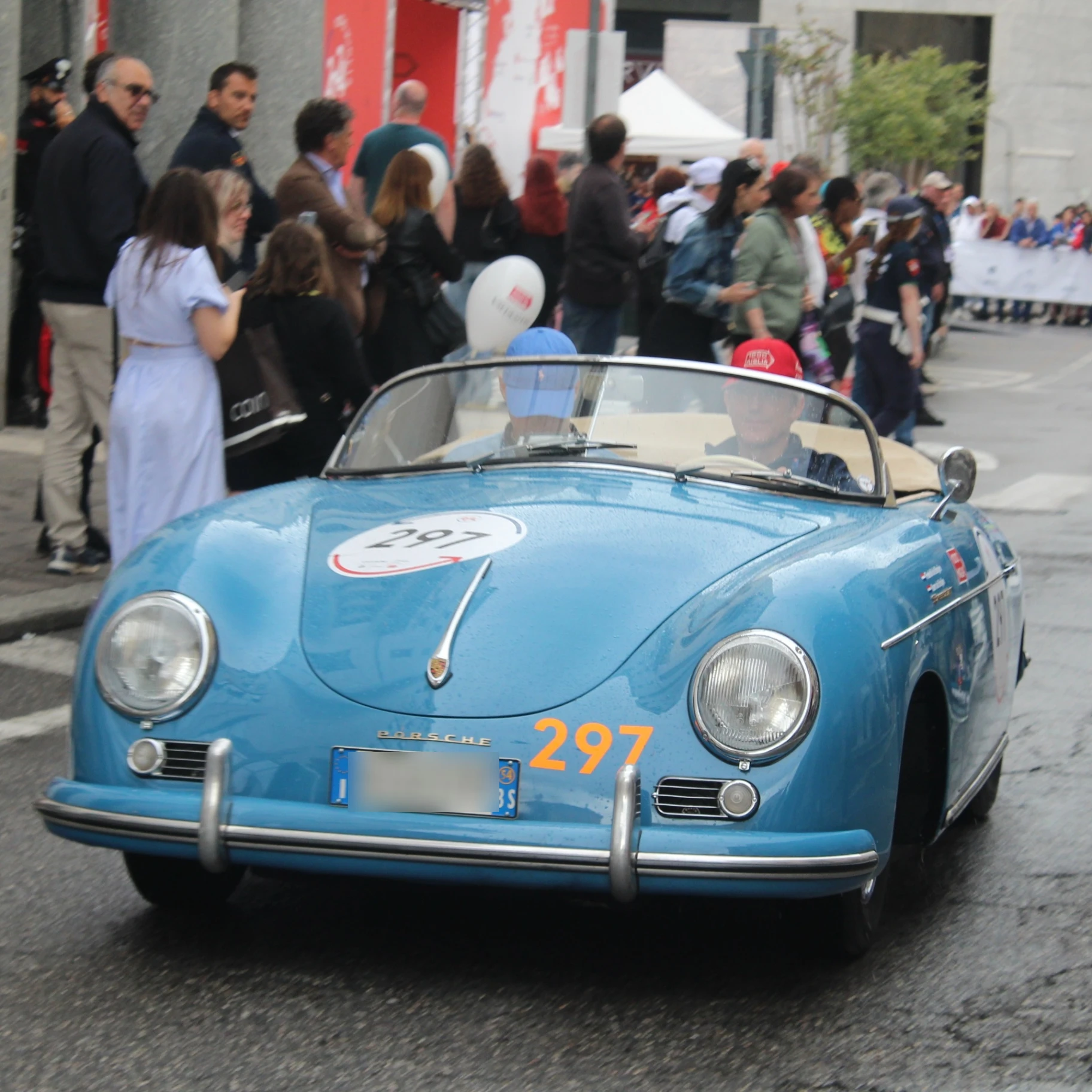 Porsche 356 Speedster spotted in Brescia, Italy