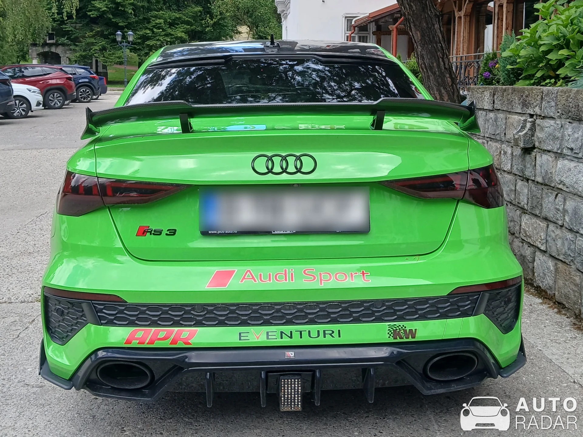 Audi RS3 spotted in Sinaia