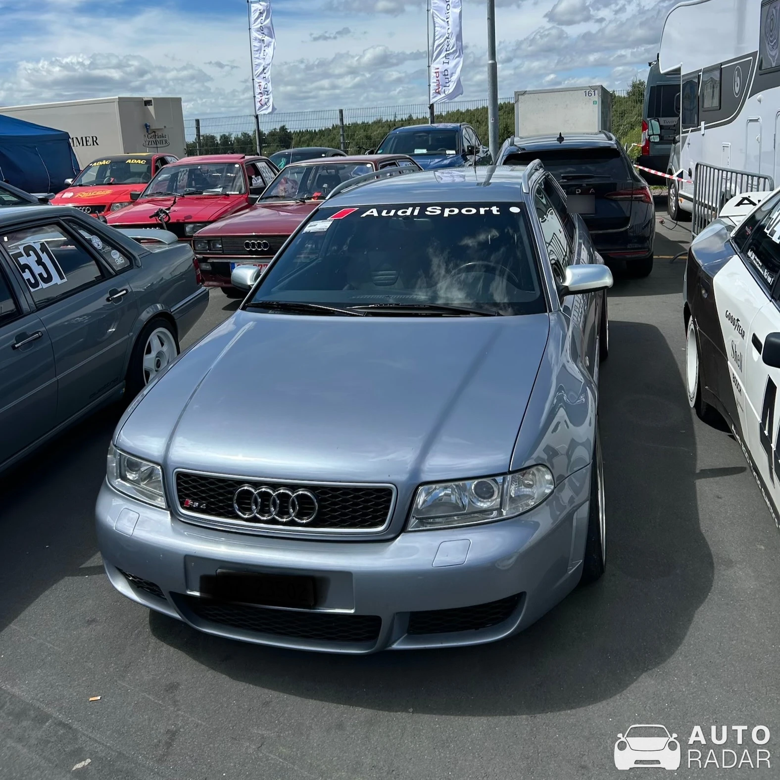 Audi RS4 Avant B5 spotted in Nürburg