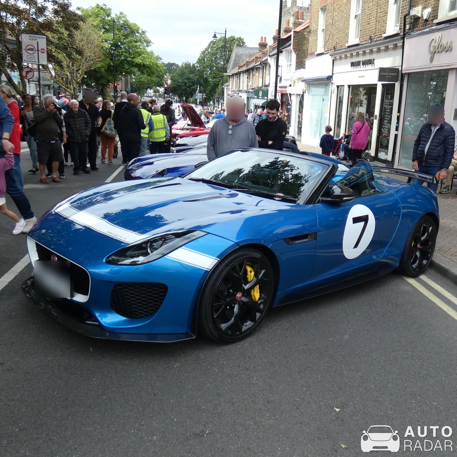 Jaguar F-Type Project 7 spotted in Chislehurst