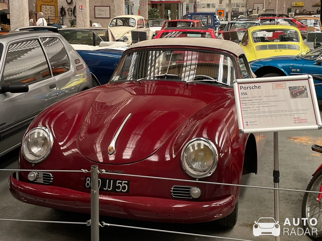 Porsche 356 A 1600 Super spotted in Bois-de-Haye
