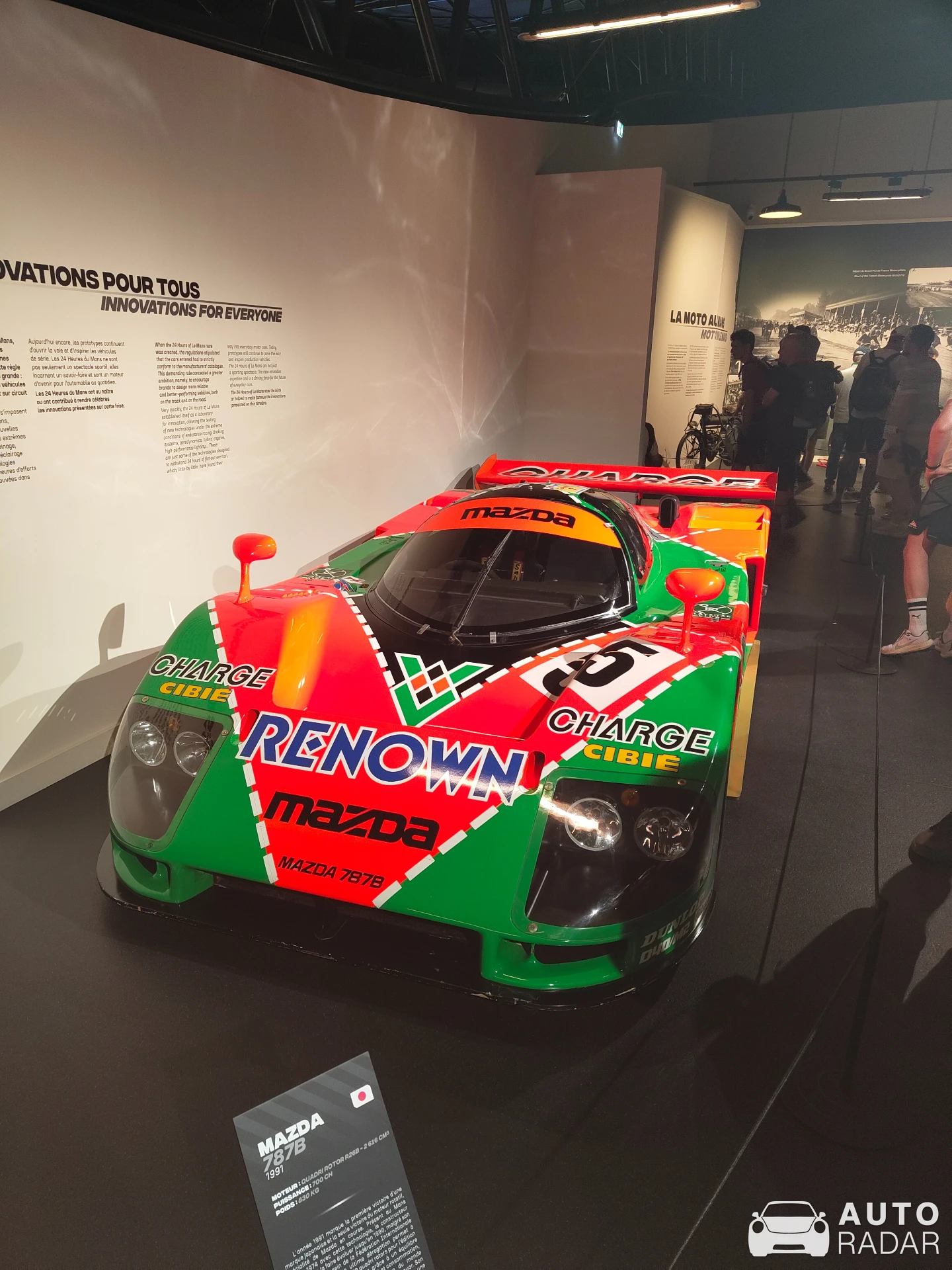 Mazda 787 spotted in Le Mans