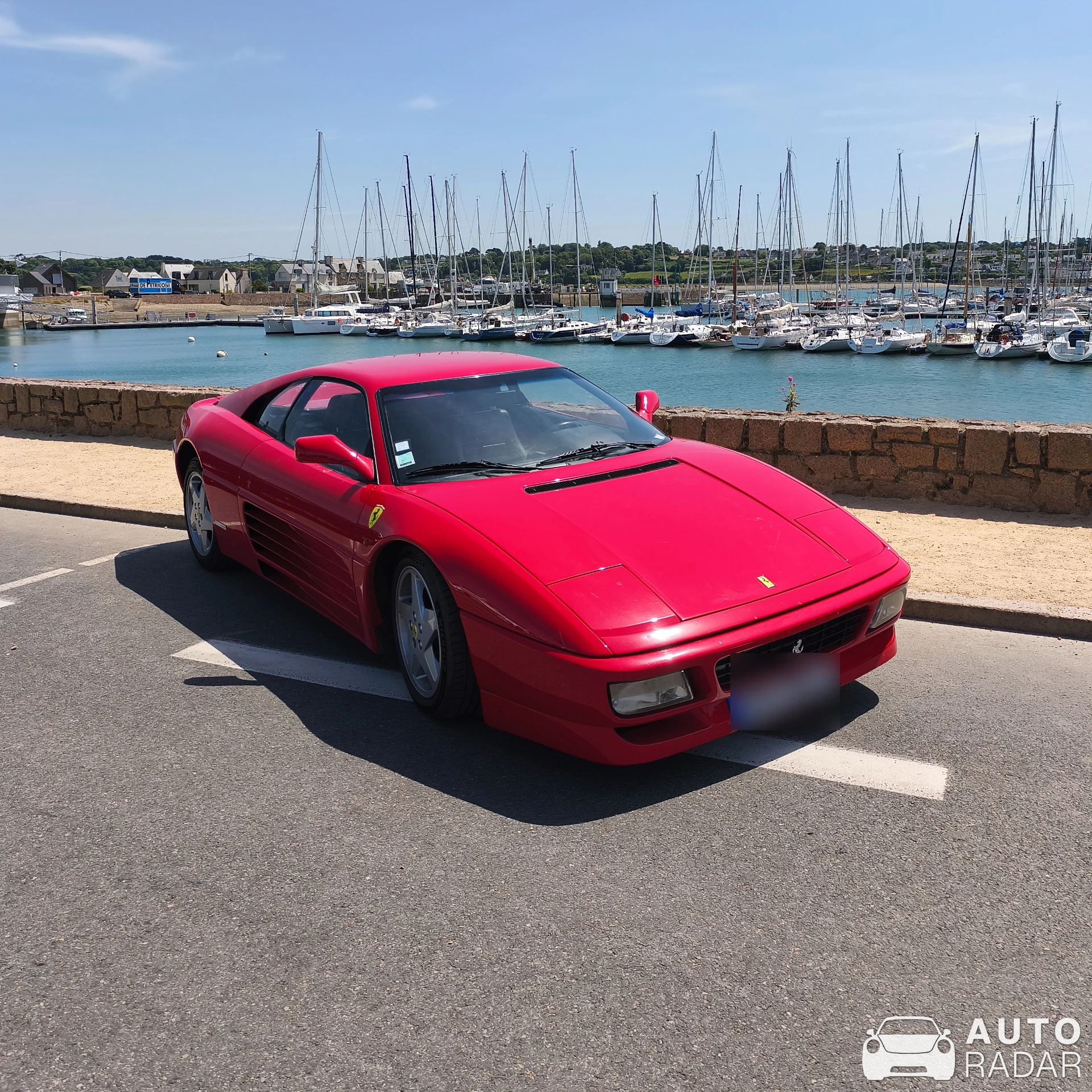 Ferrari 348 TB spotted in Perros-Guirec