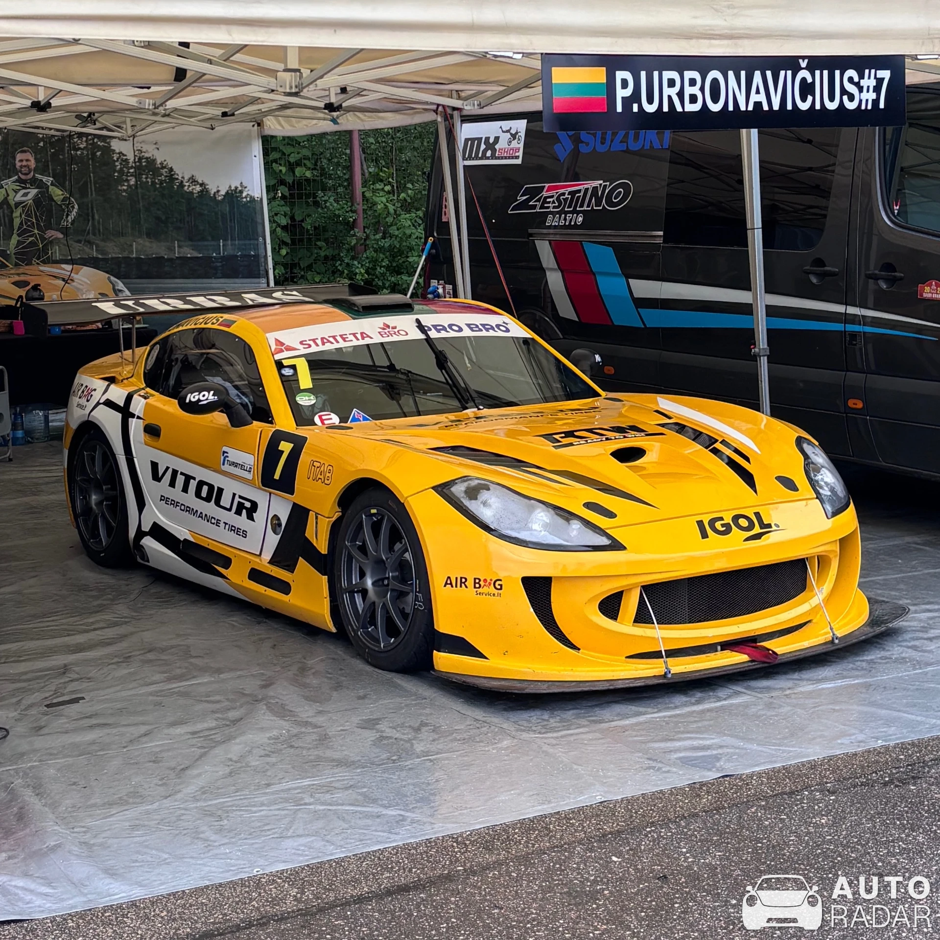 Ginetta G55 GT4 spotted in Riga