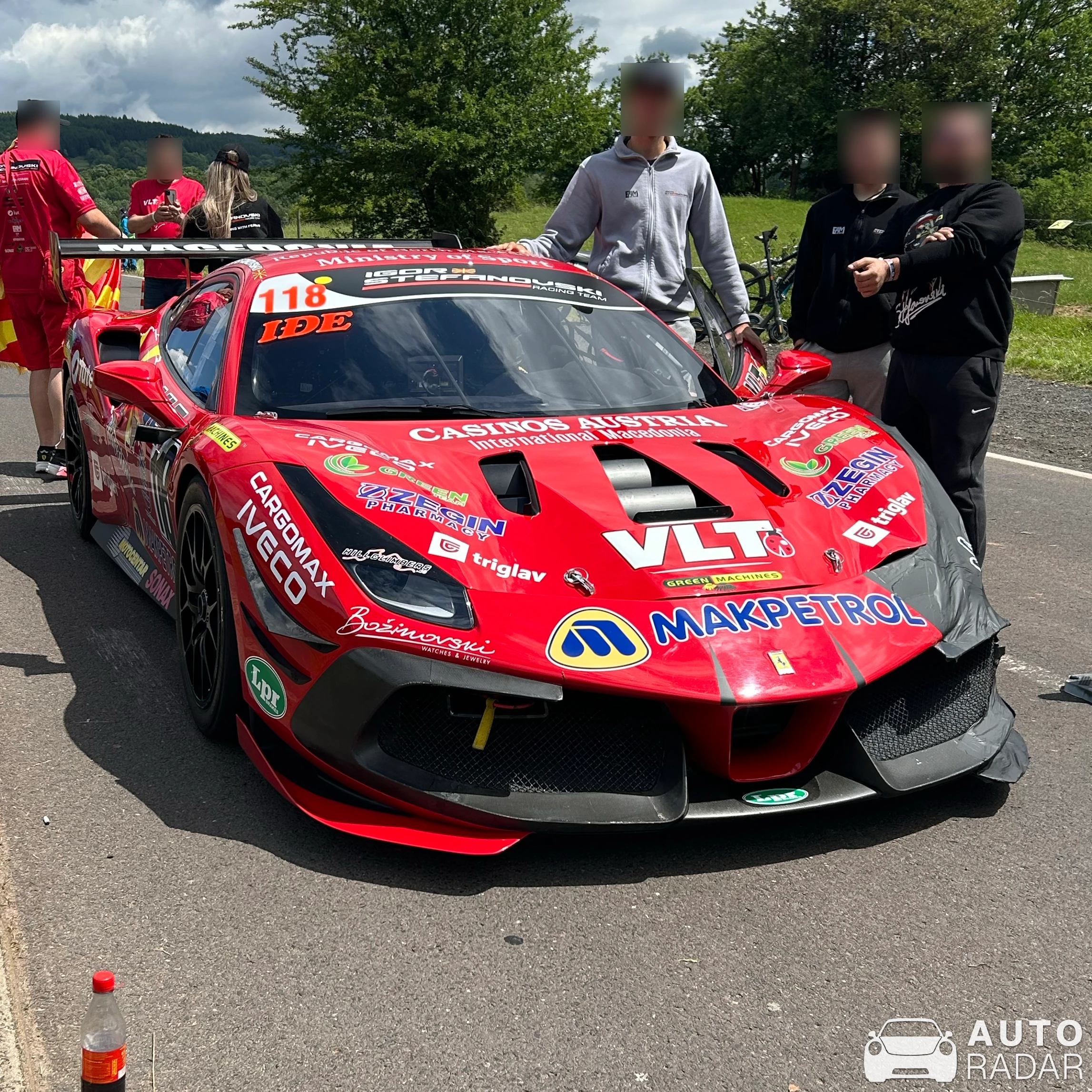 Ferrari 488 Challenge spotted in Bad Liebenstein