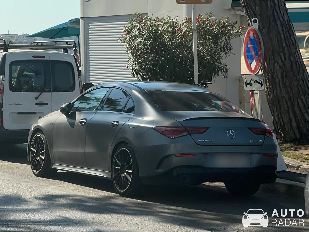 Mercedes-AMG CLA 45 C118 spotted in Cannes