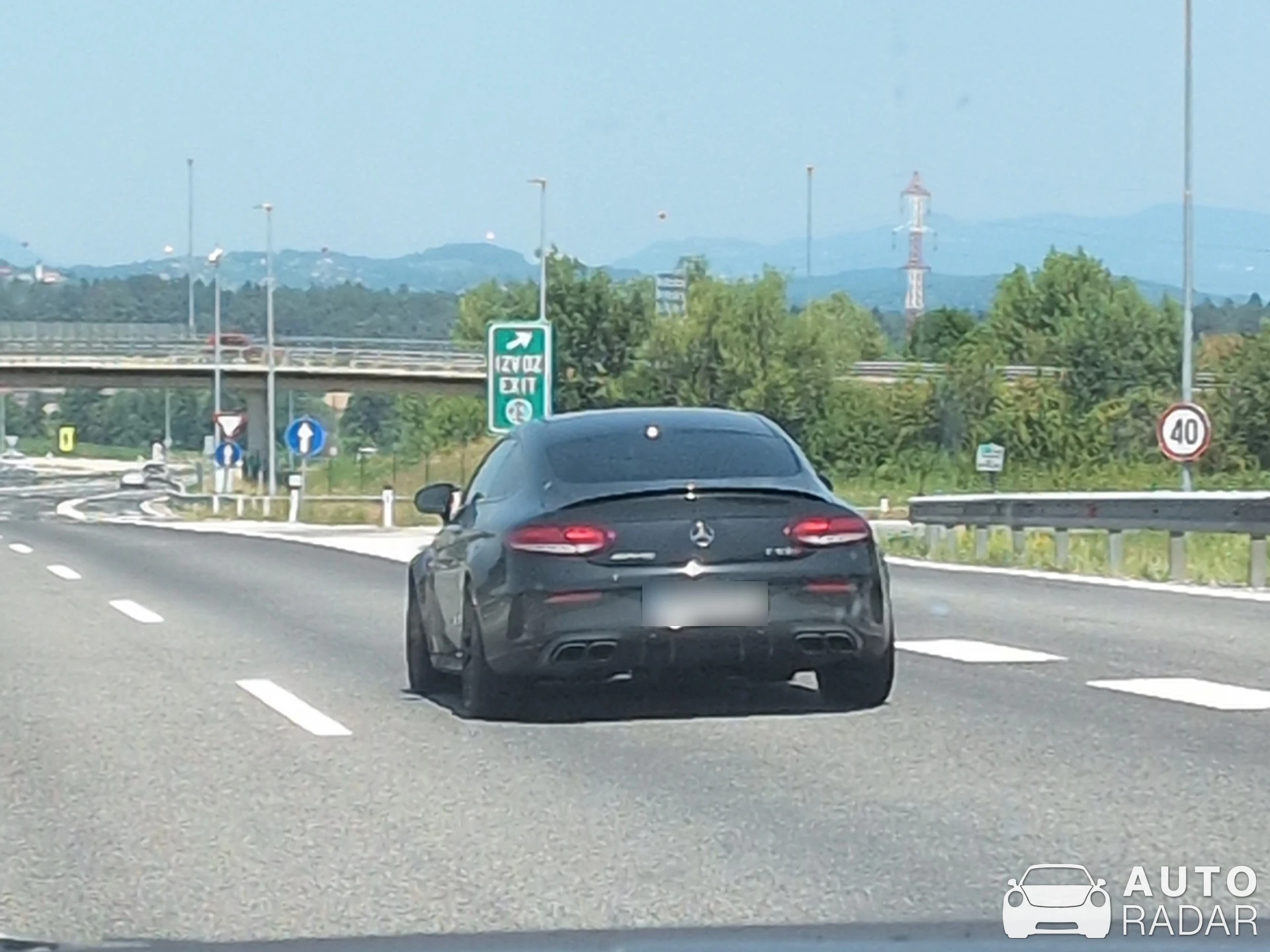 Mercedes-AMG C 63 S W205 spotted in Škocjan