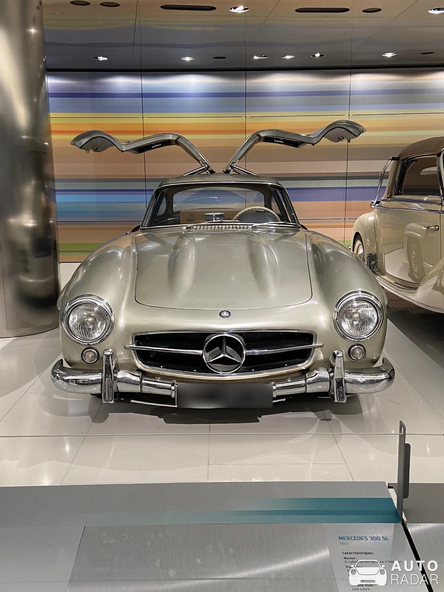 Mercedes-Benz 300 SL Gullwing V8 AMG spotted in Monaco
