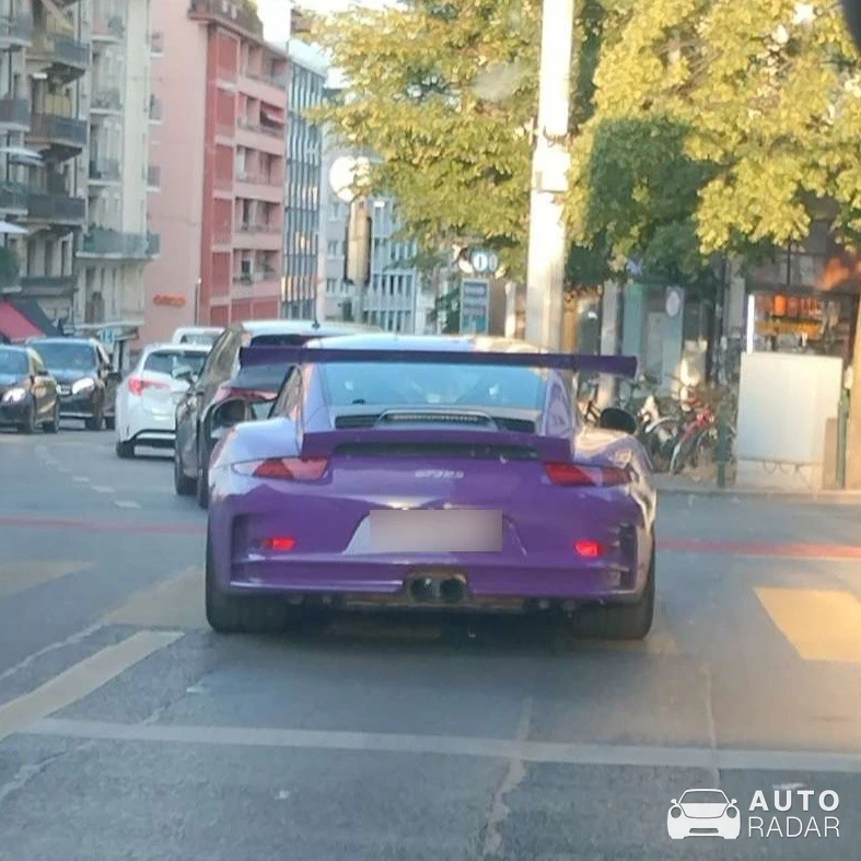 Porsche 991 GT3 RS MkII spotted in Genève