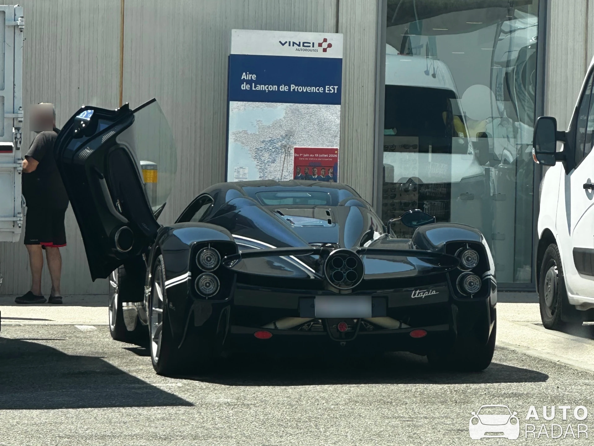 Pagani Utopia spotted in Lançon-Provence