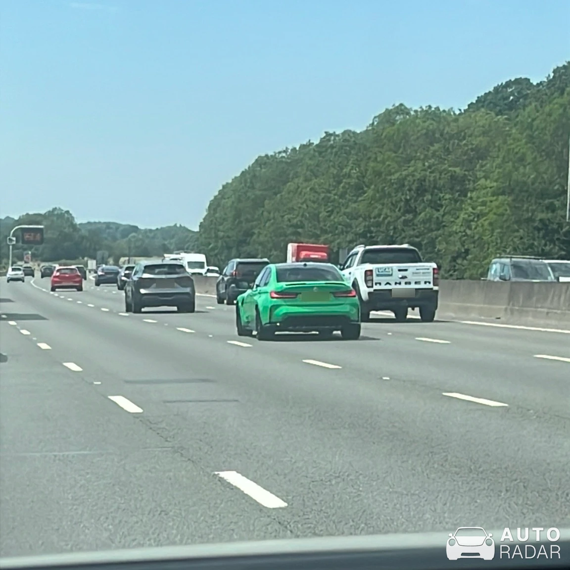 BMW M3 G80 Sedan Competition spotted in Sevenoaks