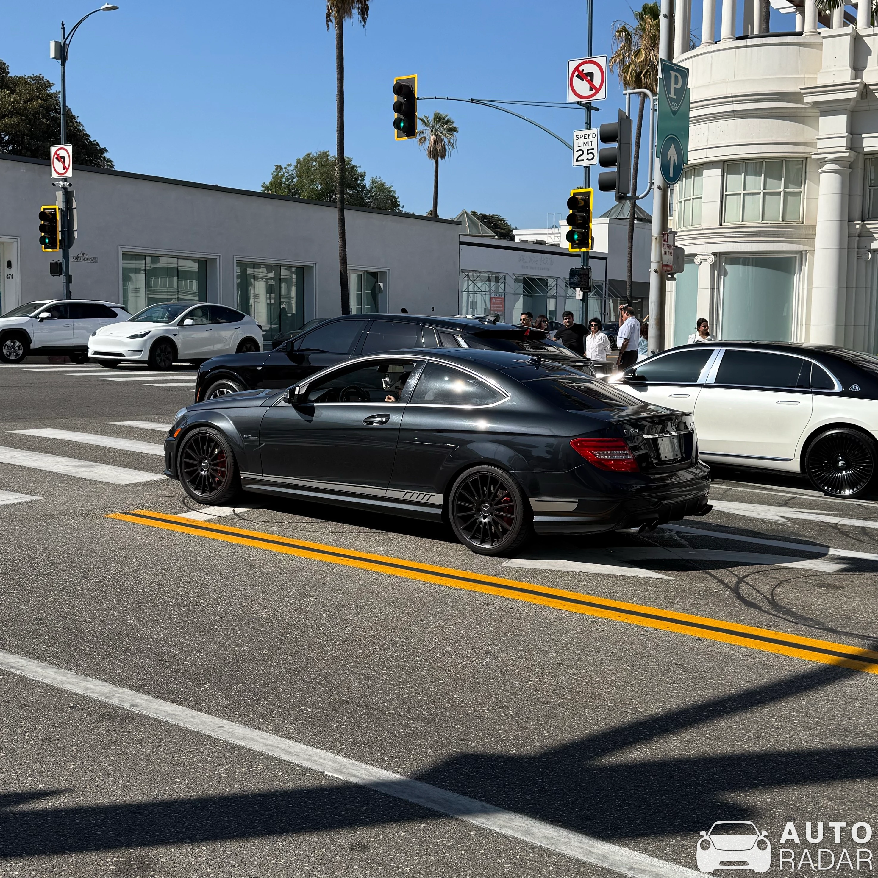 Mercedes-Benz C 63 AMG Coupé Edition 507 spotted in Beverly Hills