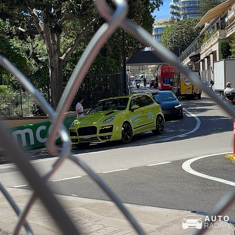 Porsche Cayenne Turbo TechArt Magnum spotted in Monaco
