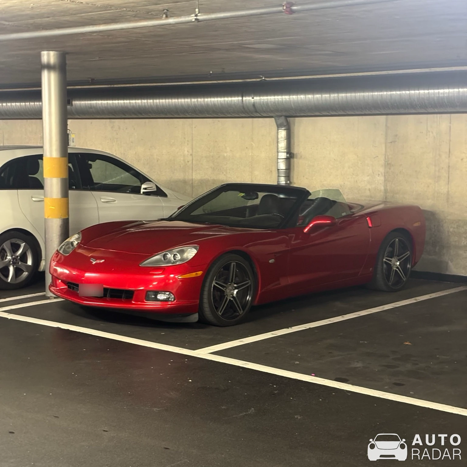 Chevrolet Corvette C6 Convertible Lingenfelter spotted in Cernobbio