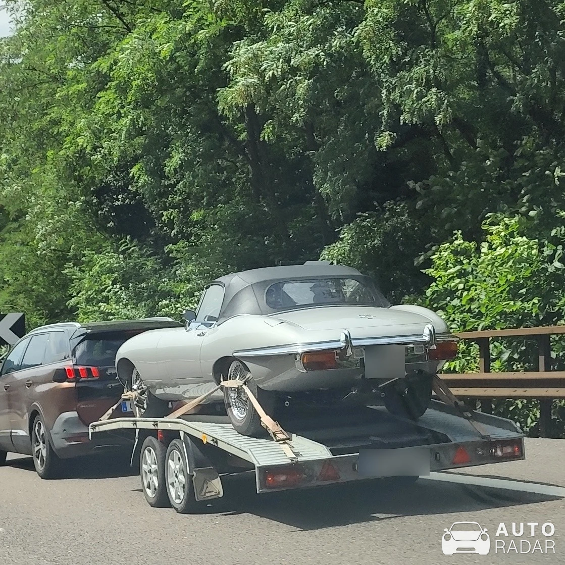 Jaguar E-Type spotted in Bolzano