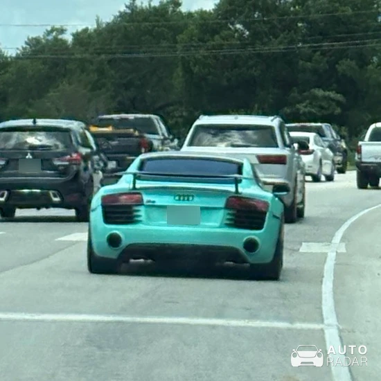 Audi R8 Type 42 spotted