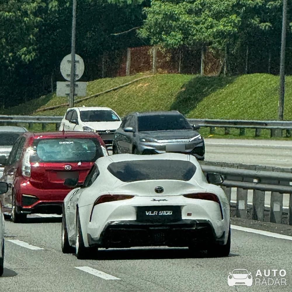 Toyota GR Supra A90 spotted in Kuala Lumpur