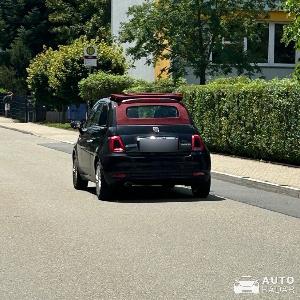 Fiat 500 Cabriolet spotted in Zwönitz