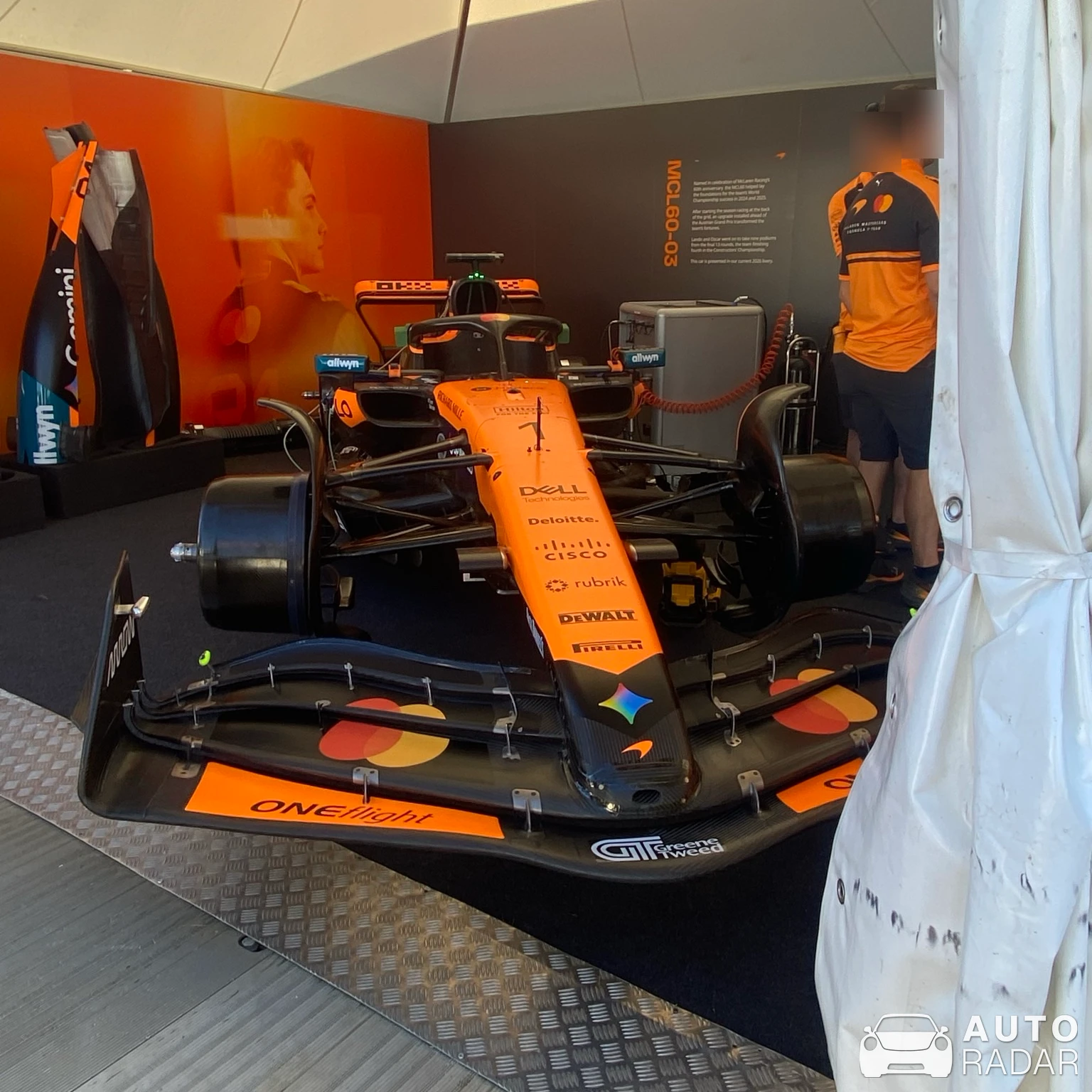 McLaren MCL38 spotted in Worthing