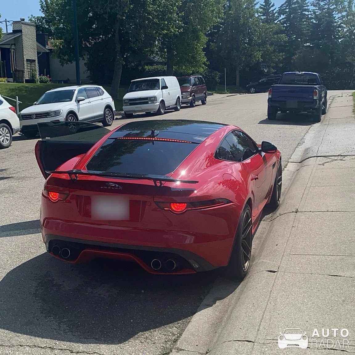 Jaguar F-Type R Coupé spotted in Calgary