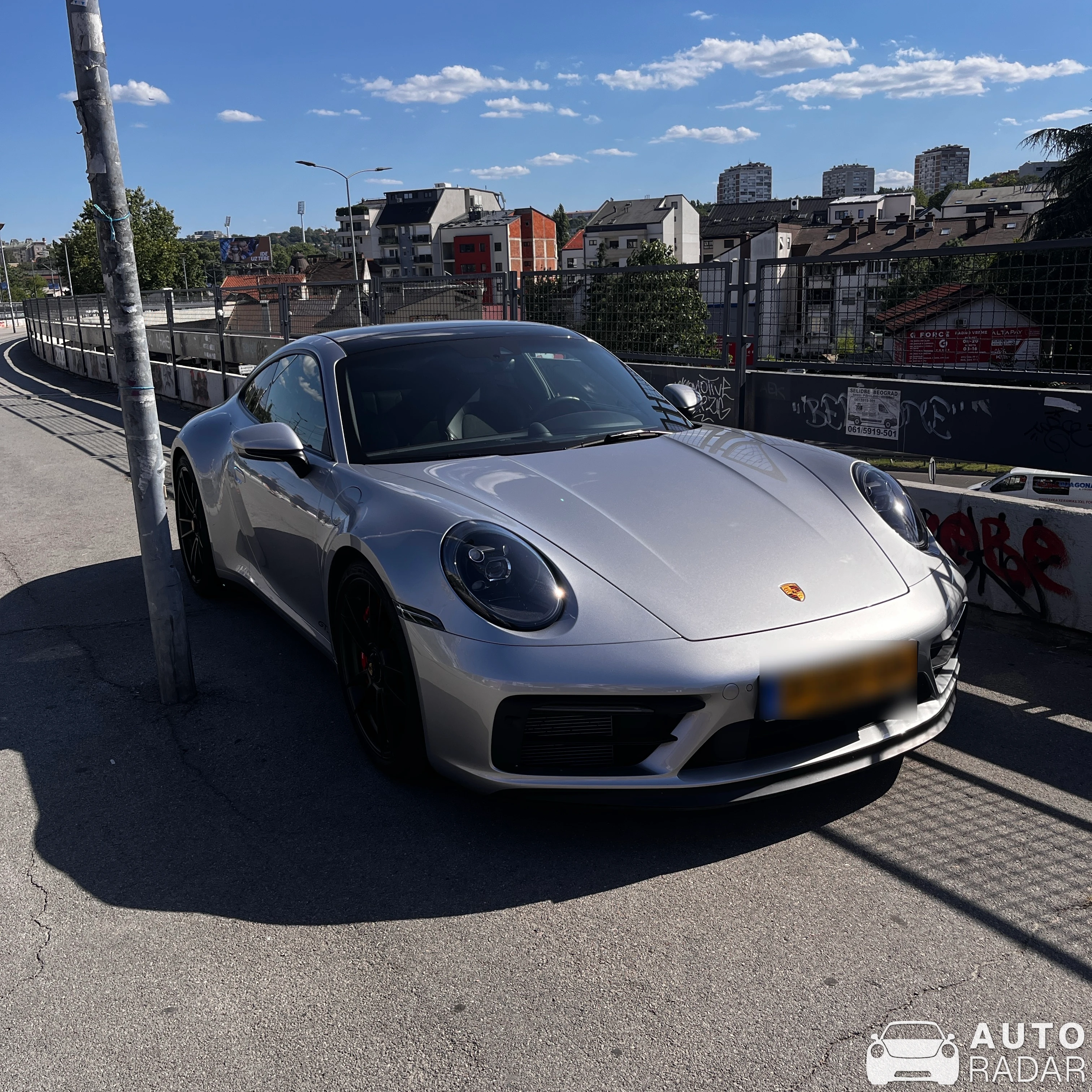 Porsche 992 Carrera MkI spotted in Pančevo