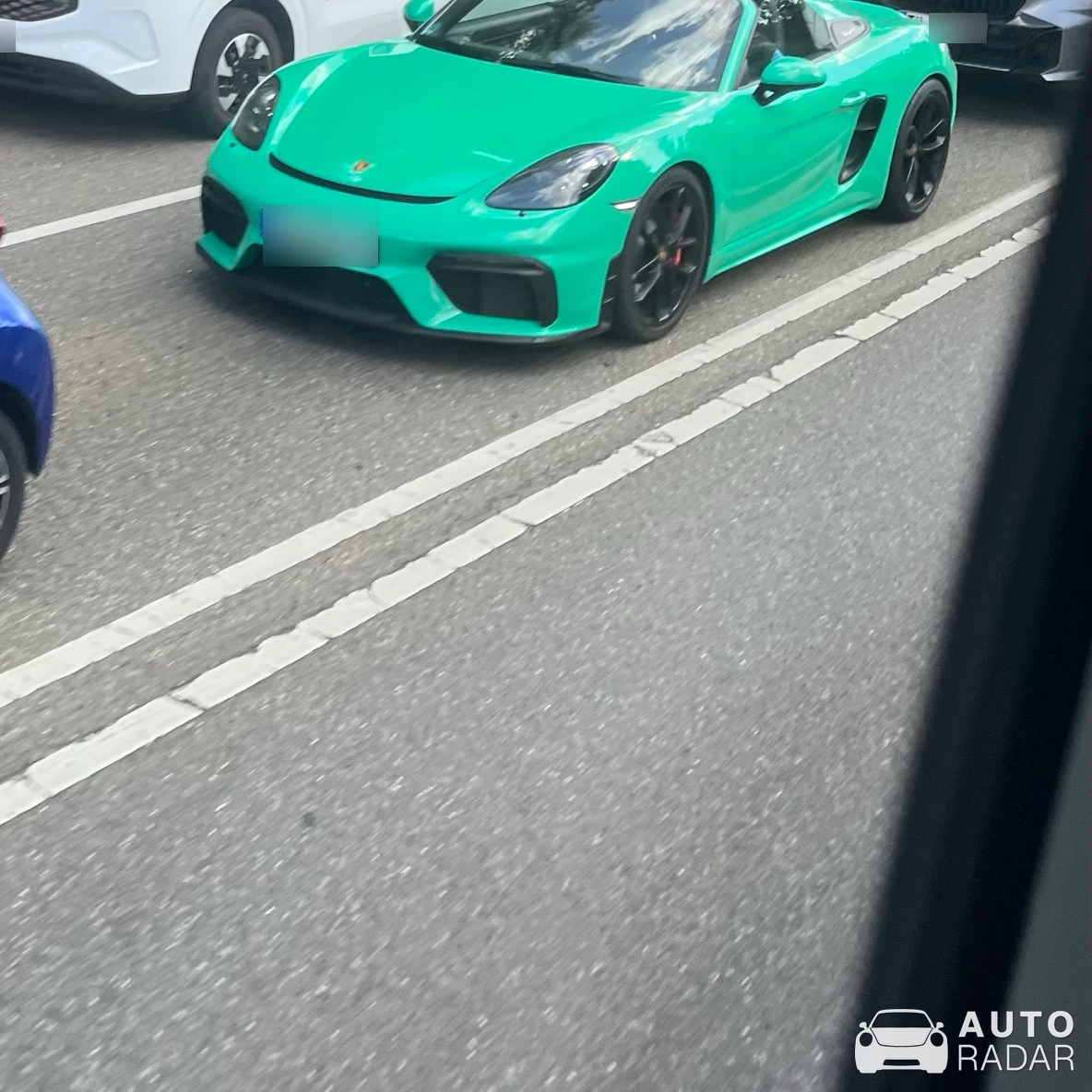 Porsche 718 Spyder spotted