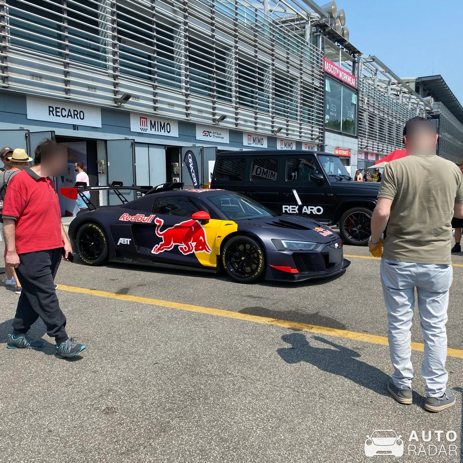 Audi R8 LMS spotted in Monza