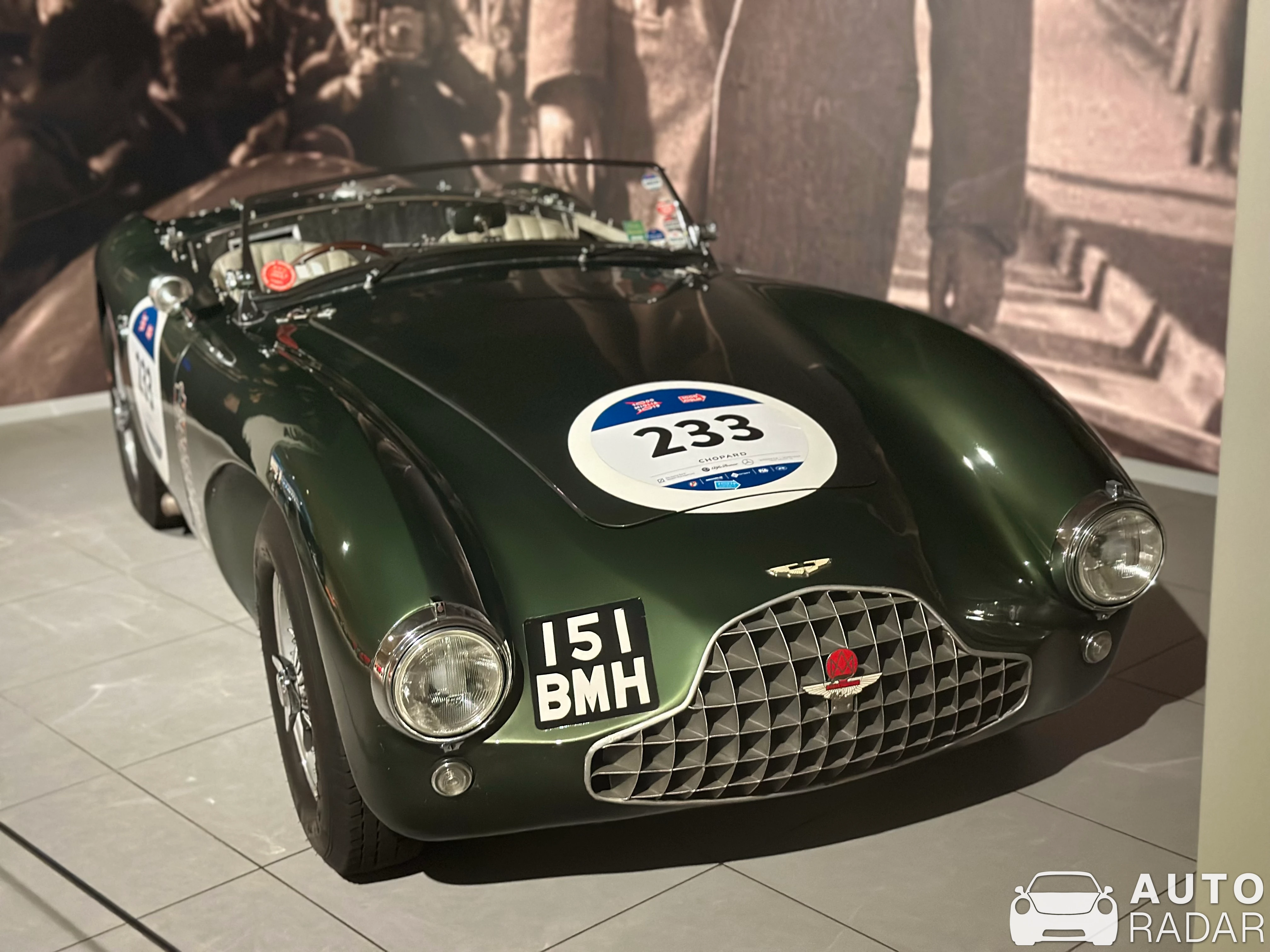 Aston Martin DB3 spotted in The Hague